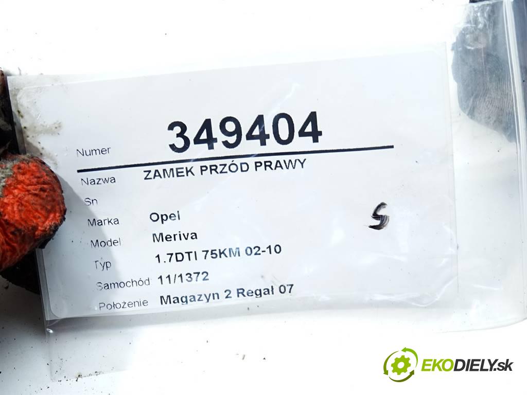 Opel Meriva  2004 55 kW 1.7DTI 75KM 02-10 1700 zámok přední část pravý 13154792