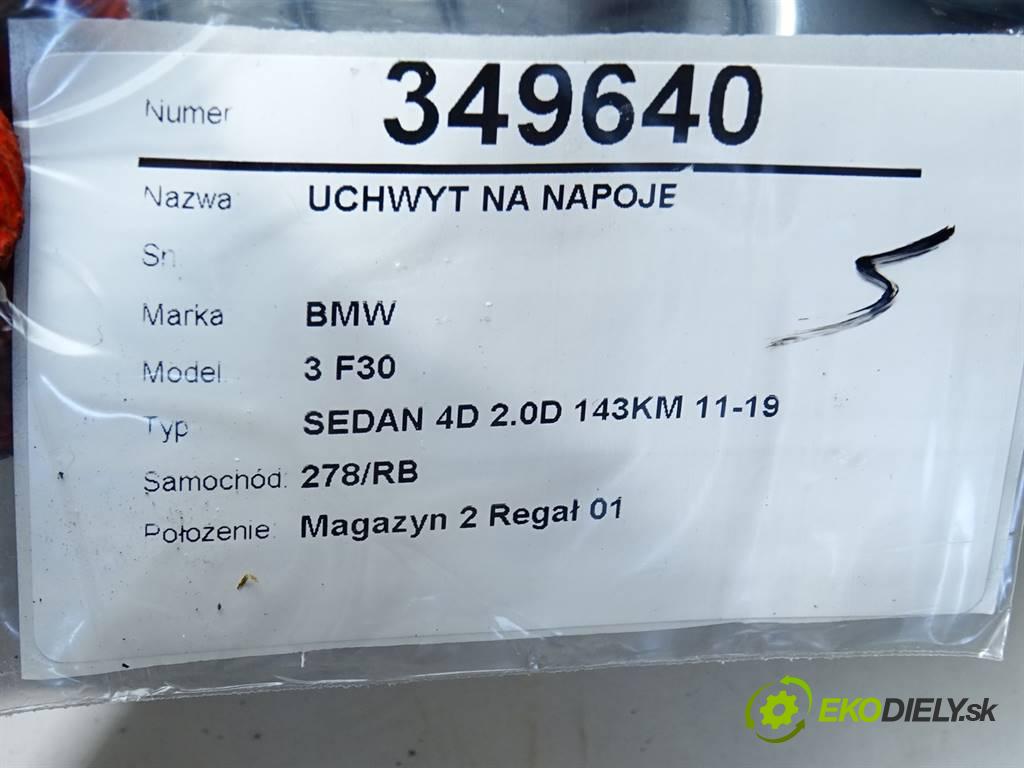 BMW 3 F30  2013 105 kW SEDAN 4D 2.0D 143KM 11-19 2000 Držiak na nápoje 9218925 (Úchyty, držiaky na nápoje)