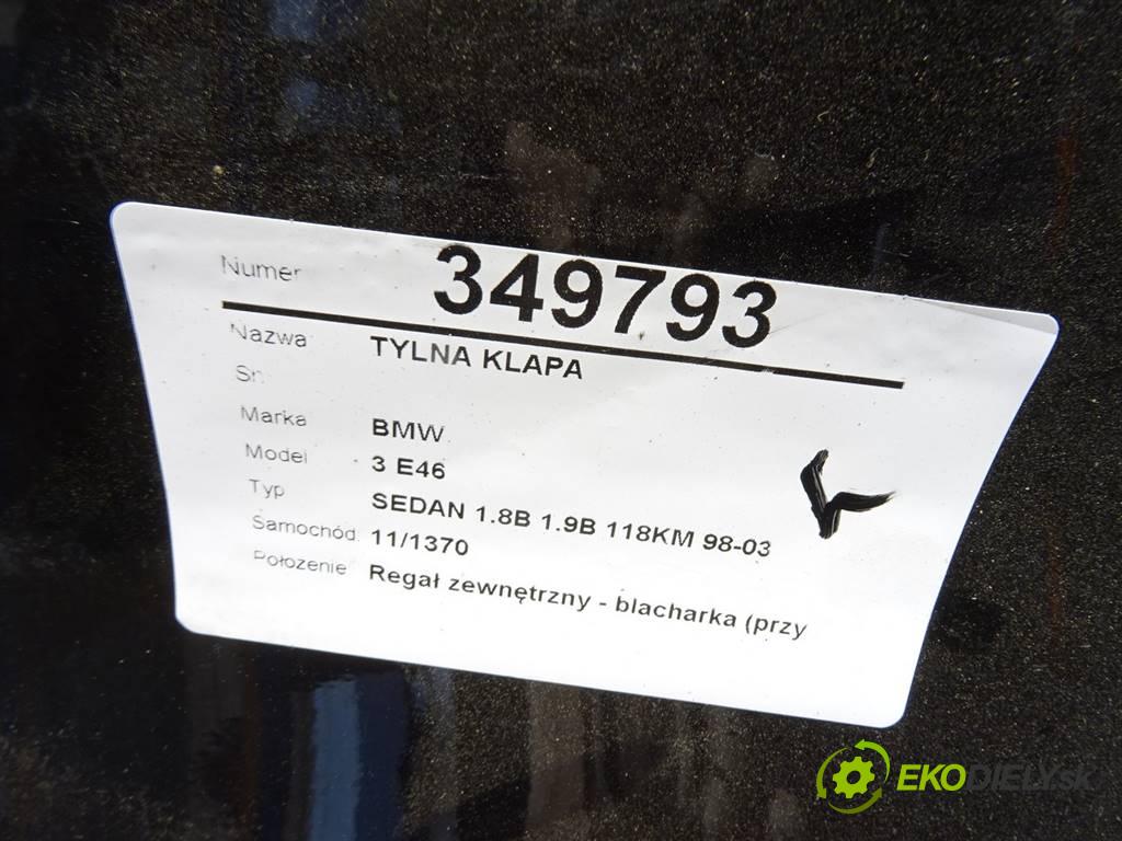 BMW 3 E46  1998 87 kW SEDAN 1.8B 1.9B 118KM 98-03 1900 zadní část kapota  (Zadní kapoty)