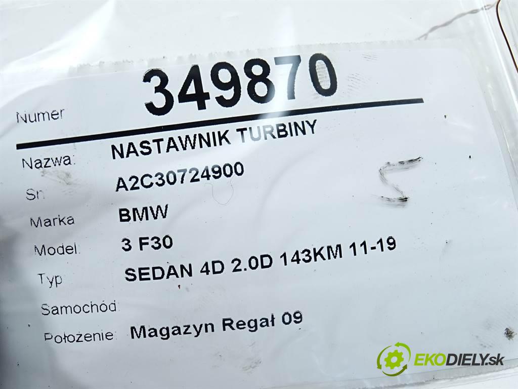BMW 3 F30    SEDAN 4D 2.0D 143KM 11-19  nastavovač turba A2C30724900 (Ostatní)