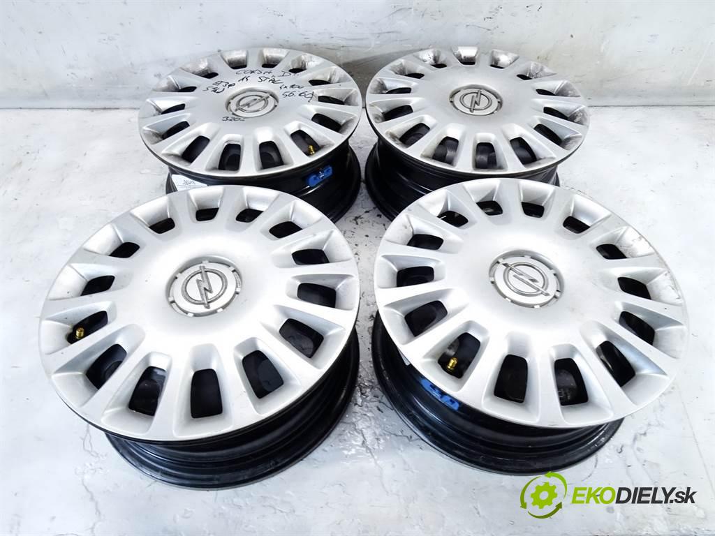 Opel Corsa D     14 5,5J 4X100 ET39  disky plechové 14  (Plechové)