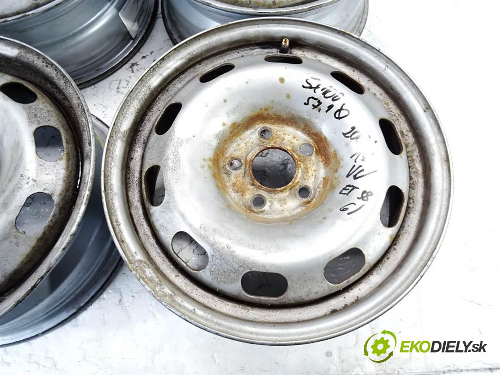 Volkswagen     15 6J 5X100 ET38  disky plechové 15  (Plechové)