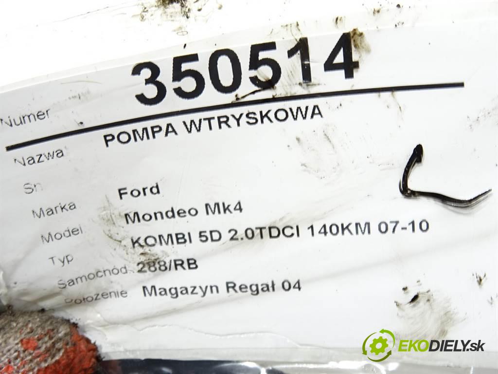Ford Mondeo Mk4  2009 103 kW KOMBI 5D 2.0TDCI 140KM 07-10 2000 Pumpa vstrekovacia 9685705080 (Vstrekovacie čerpadlá)
