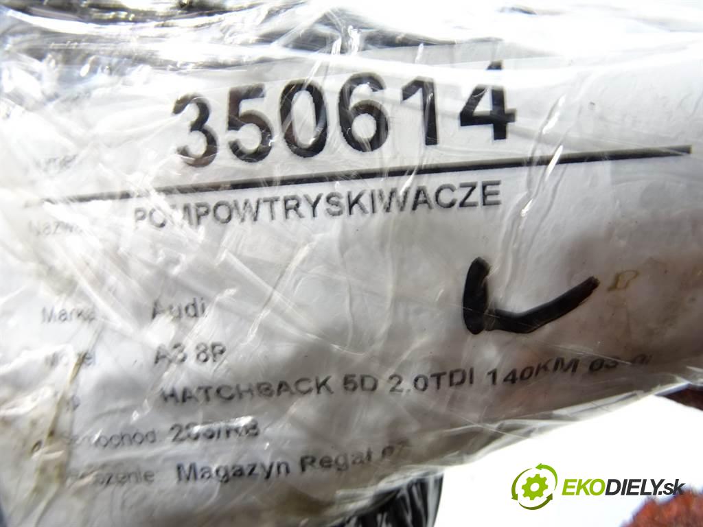 Audi A3 8P  2006 103 kW HATCHBACK 5D 2.0TDI 140KM 03-08 2000 vstrekovače 0414720215 (Vstrekovače)