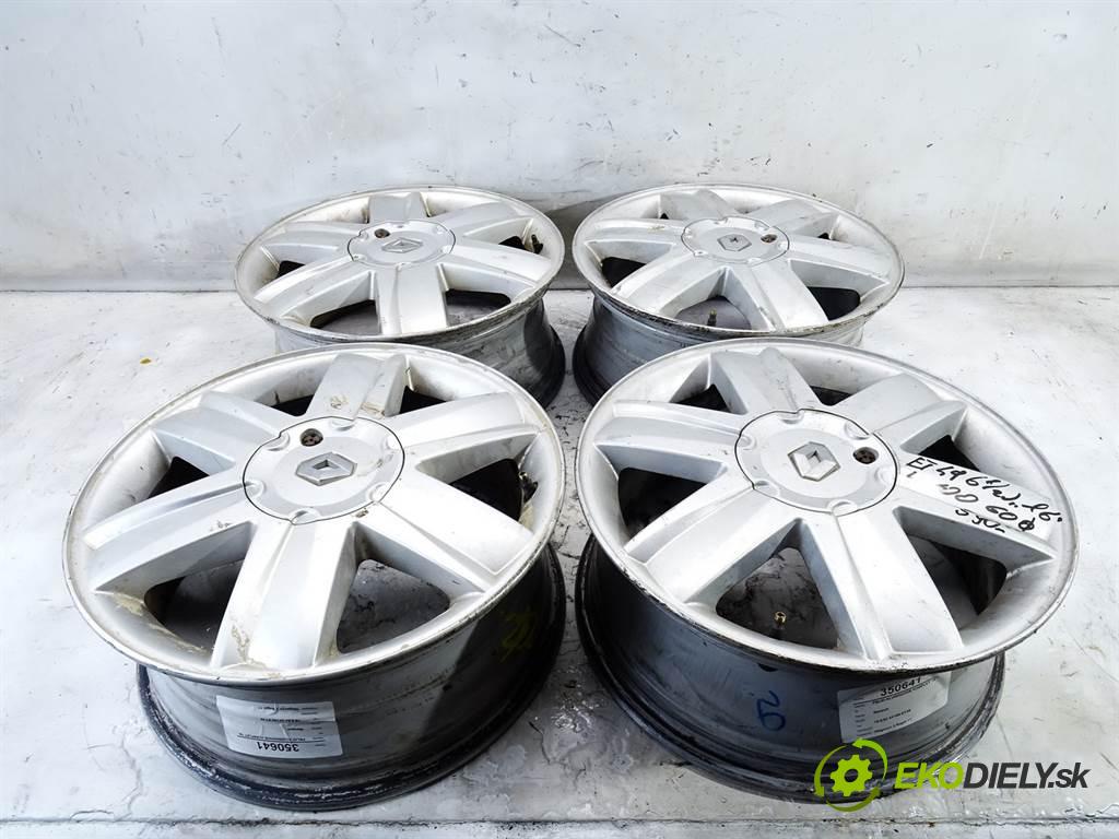 Renault     16 6,5J 4X100 ET49  disky hlinikové 16  (Hliníkové)
