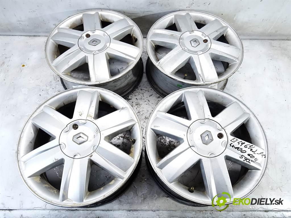 Renault     16 6,5J 4X100 ET49  disky hlinikové 16  (Hliníkové)