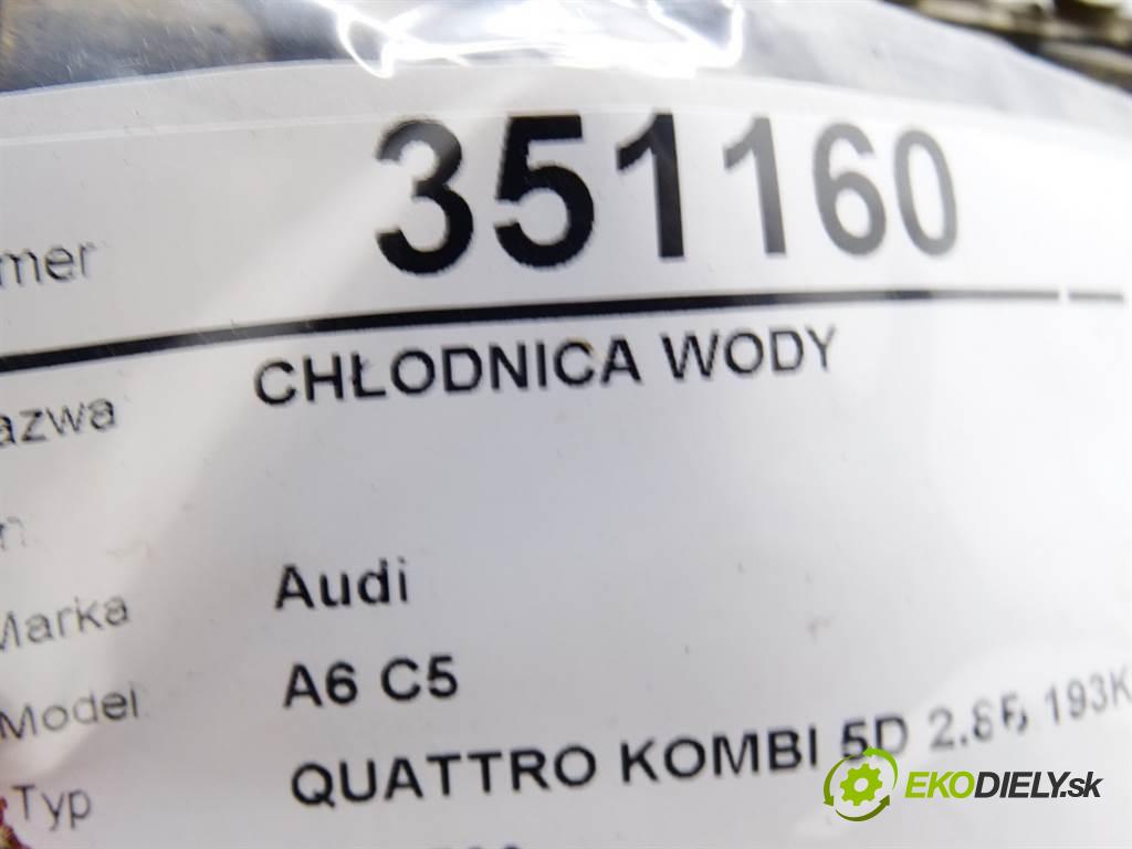 Audi A6 C5  1999 142KW QUATTRO KOMBI 5D 2.8B 193KM 97-04 2800 Chladič vody  (Chladiče vody)