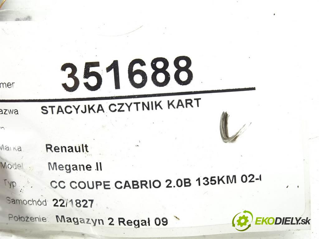 Renault Megane II  2004 99KW CC COUPE CABRIO 2.0B 135KM 02-08 2000 spinačka čítač KART 8200074331A (Spínacie skrinky a kľúče)