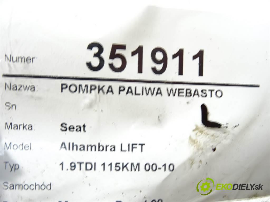 Seat Alhambra LIFT    1.9TDI 115KM 00-10  pumpa paliva Webasto  (Webasto)