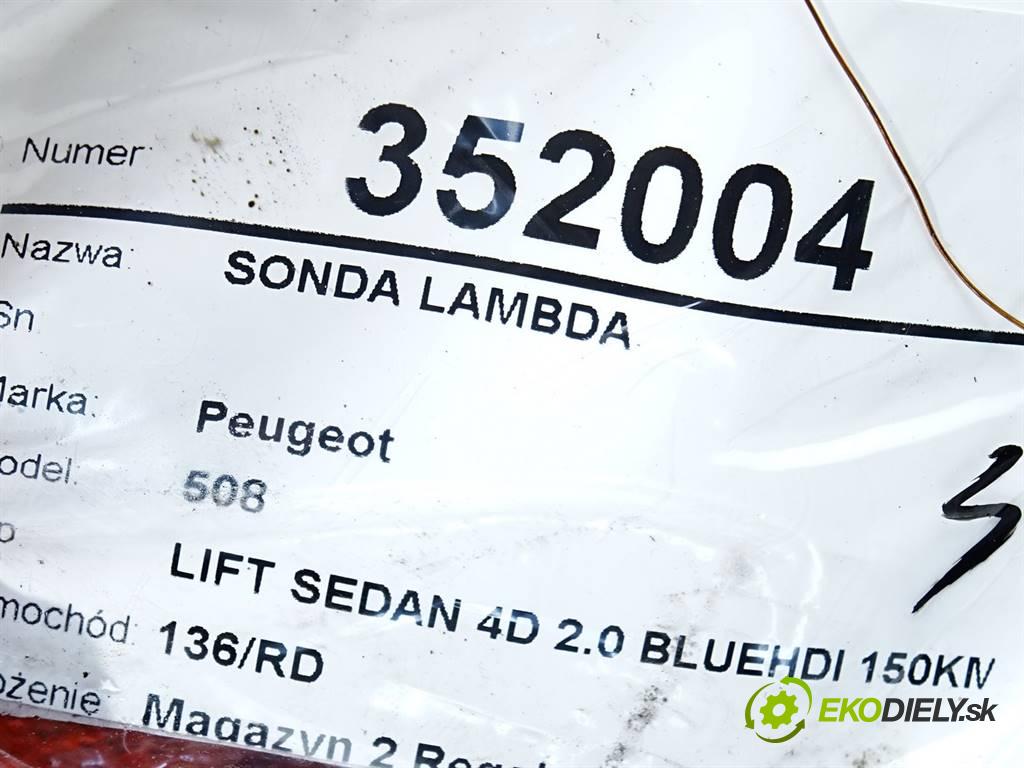 Peugeot 508  2015 110kW LIFT SEDAN 4D 2.0 BLUEHDI 150KM 10-18 2000 sonda lambda snímač NOX 9675358480