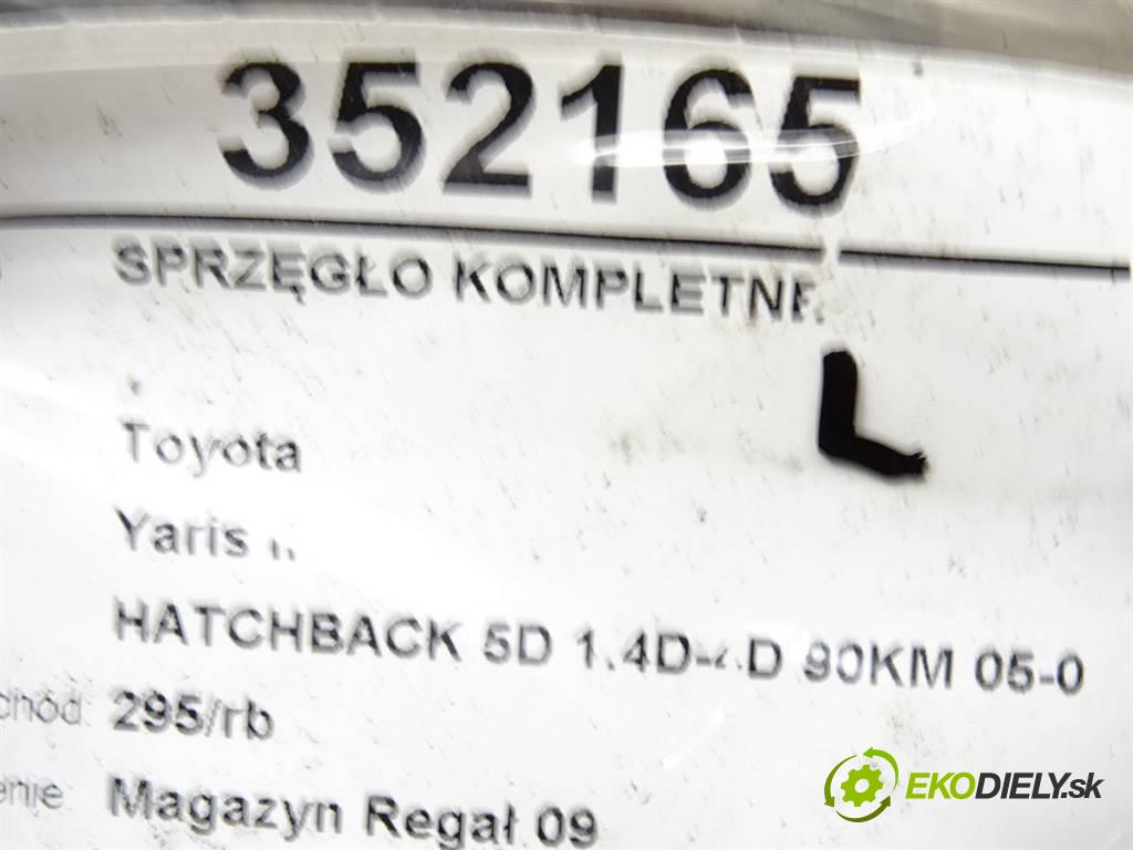 Toyota Yaris II  2008 66 kW HATCHBACK 5D 1.4D-4D 90KM 05-09 1400 Spojková sada (bez ložiska) komplet  (Kompletné sady (bez ložiska))