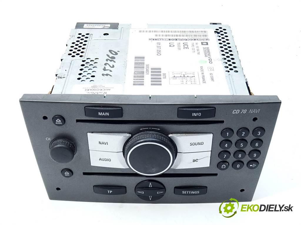 Opel Vectra C  2005 110 kW KOMBI 5D 1.9CDTI 150KM 02-08 1900 RADIO 93184760 (Audio zariadenia)