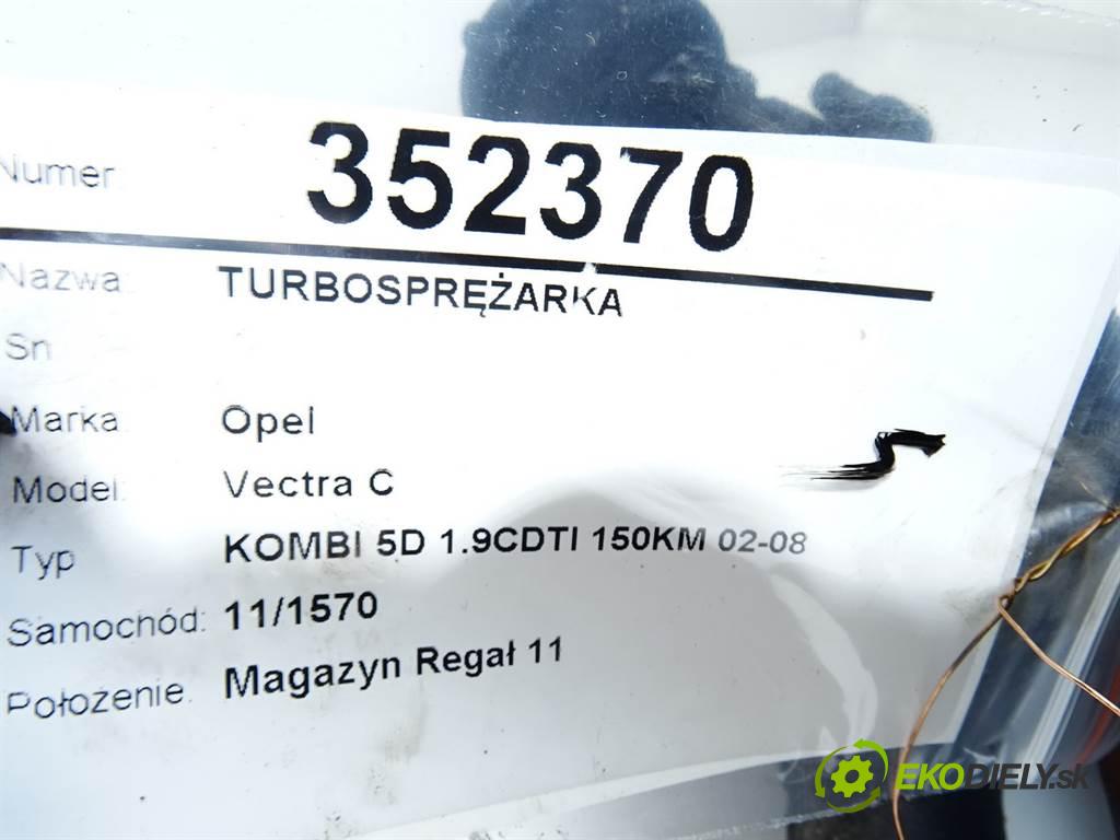 Opel Vectra C  2005 110 kW KOMBI 5D 1.9CDTI 150KM 02-08 1900 Turbodúchadlo,turbo 55196859 (Turbodúchadlá (kompletné))