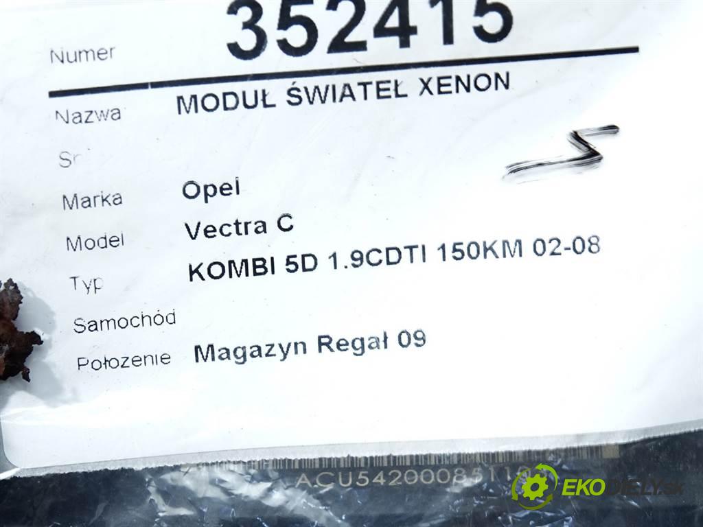 Opel Vectra C    KOMBI 5D 1.9CDTI 150KM 02-08  Modul svetiel XENON 13199490 (Riadiace jednotky xenónu)