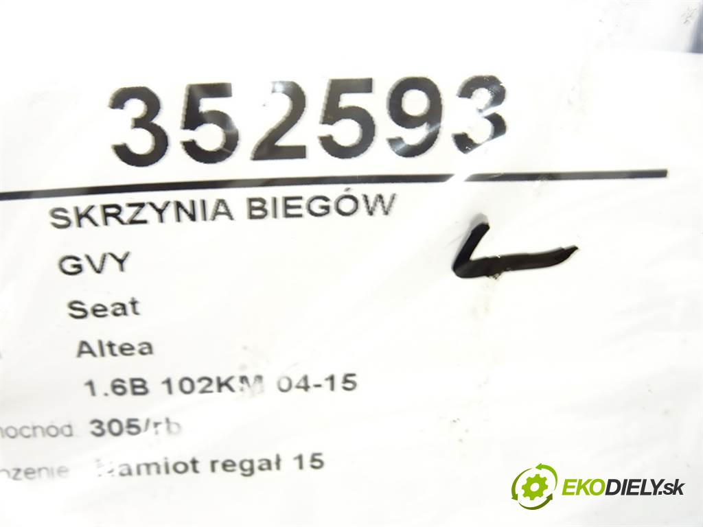 Seat Altea  2005 75 kW 1.6B 102KM 04-15 1600 Prevodovka GVY (Prevodovky)