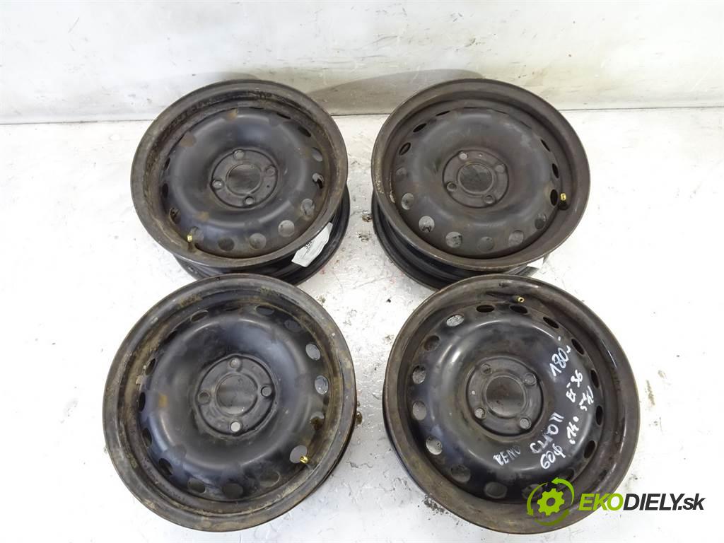 Renault Clio II    14 5,5J 4X100 ET36  disky plechové 14  (Plechové)