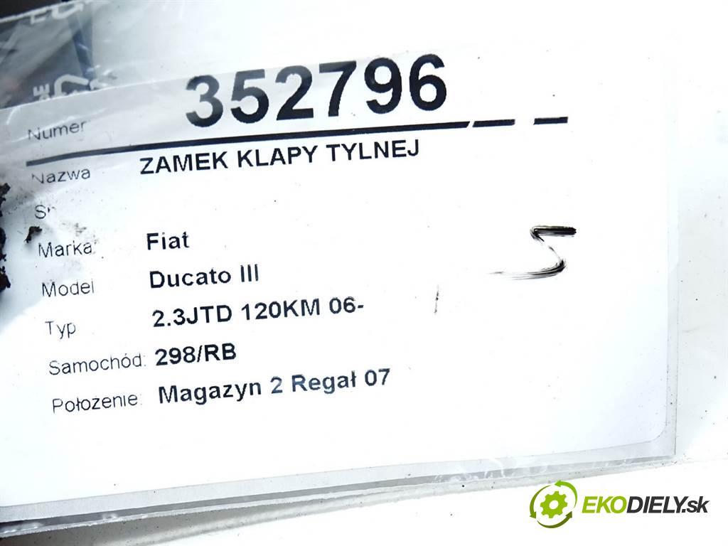 Fiat Ducato III  2011 120KM 2.3JTD 120KM 06- 2300 zámok Dvere zadných 1348637080 (Zámky)
