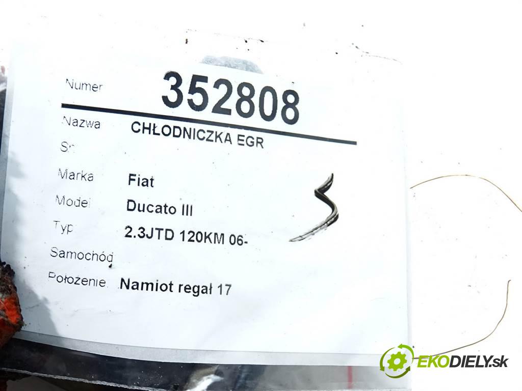 Fiat Ducato III    2.3JTD 120KM 06-  Chladič EGR 504158591 (EGR ventily)