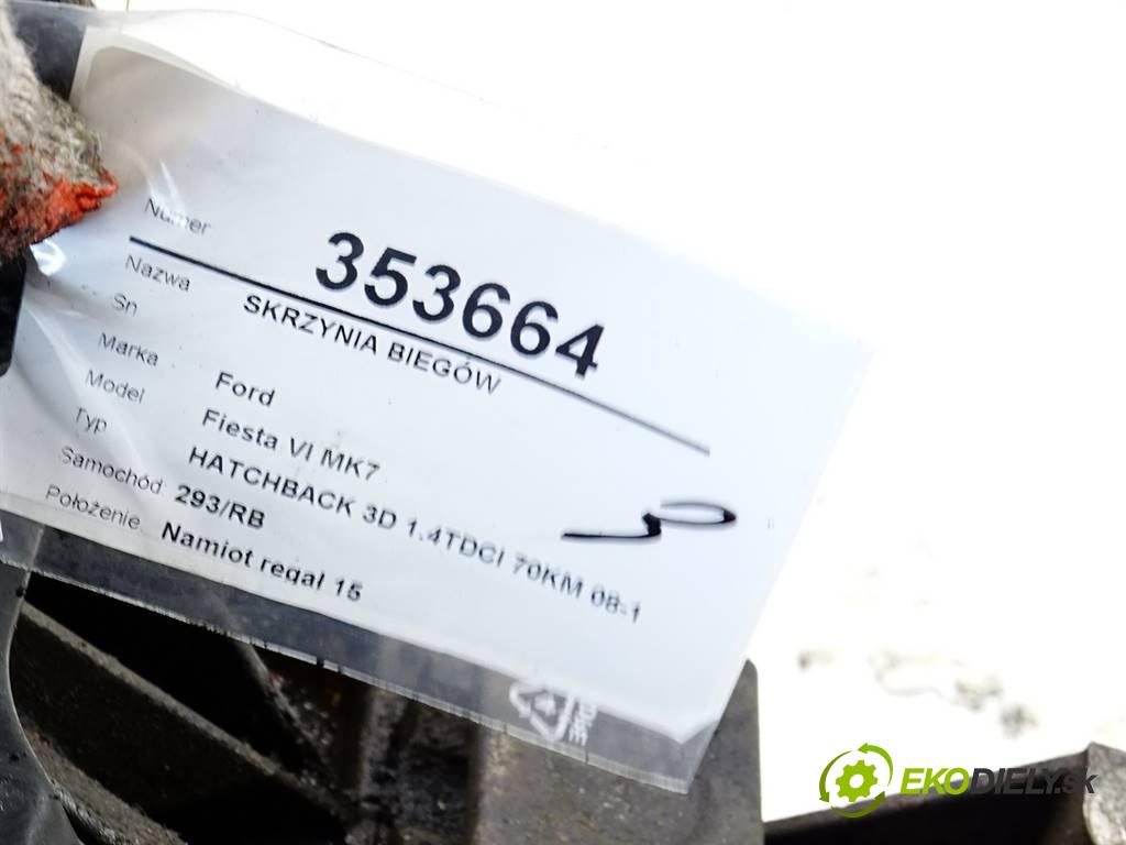 Ford Fiesta VI MK7  2012 52 kW HATCHBACK 3D 1.4TDCI 70KM 08-12 1400 Prevodovka AA6R7002BBD (Prevodovky)