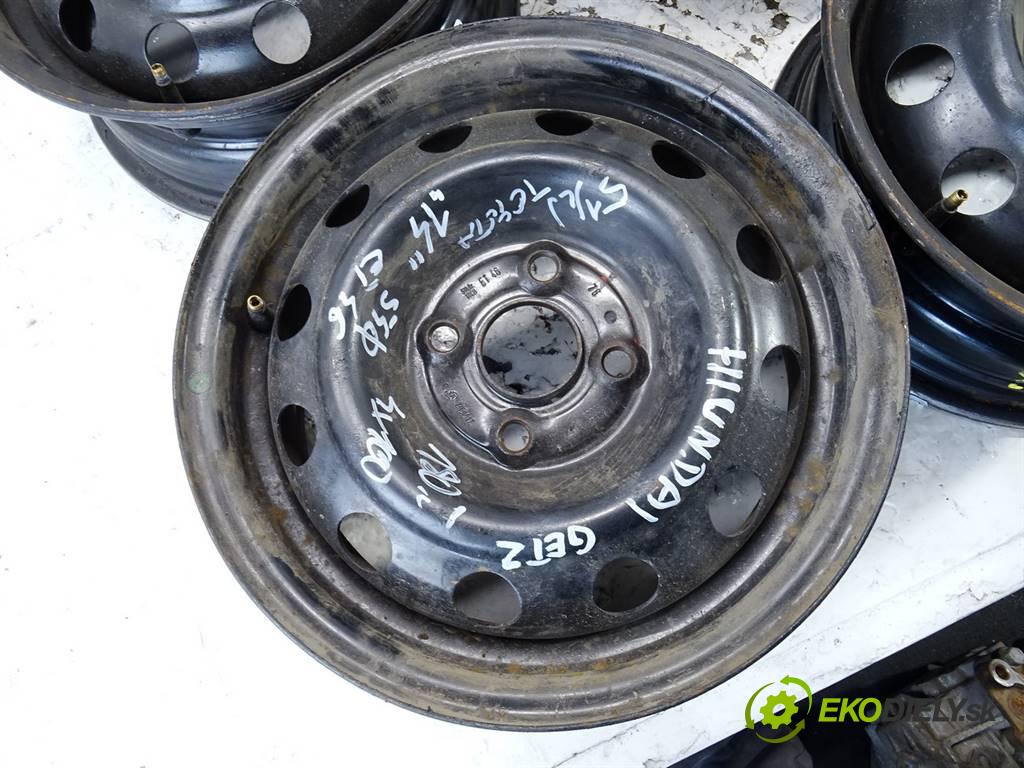 Hyundai Getz    14 5,5J 4X100 ET46  disky plechové 14  (Plechové)