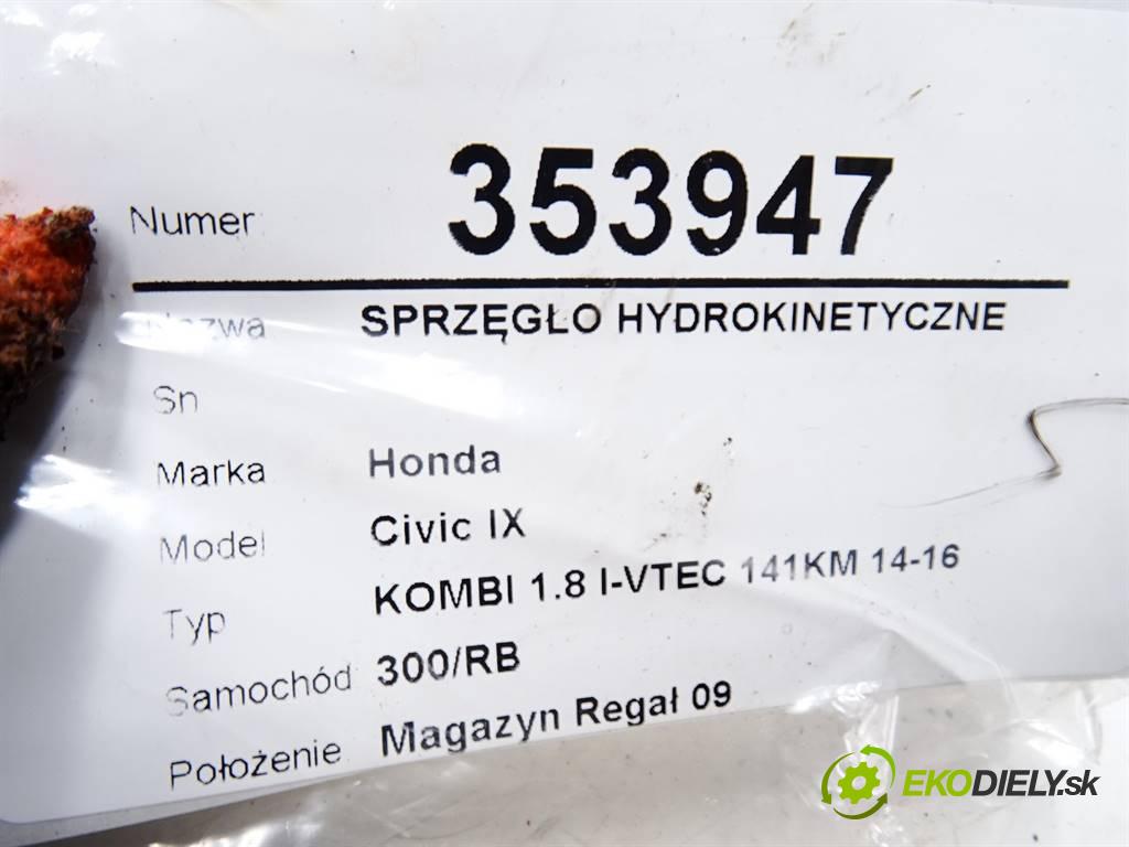 Honda Civic IX  2016 104KW KOMBI 1.8 I-VTEC 141KM 14-16 1798 Spojková sada (bez ložiska) konvertor AR227796 (Ostatné)