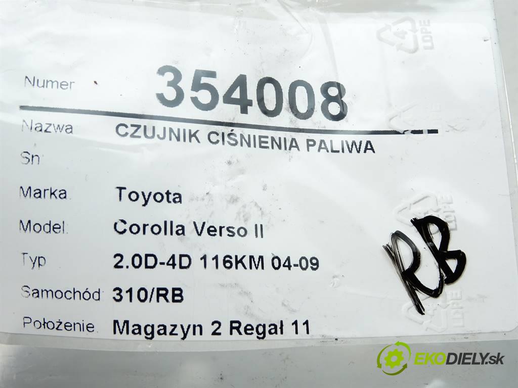 Toyota Corolla Verso II  2005 85 kW 2.0D-4D 116KM 04-09 2000 Snímač tlaku paliva  (Snímače)