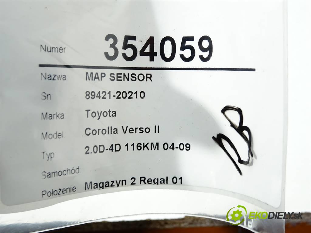 Toyota Corolla Verso II    2.0D-4D 116KM 04-09  MAP senzor 89421-20210 (Ostatné)