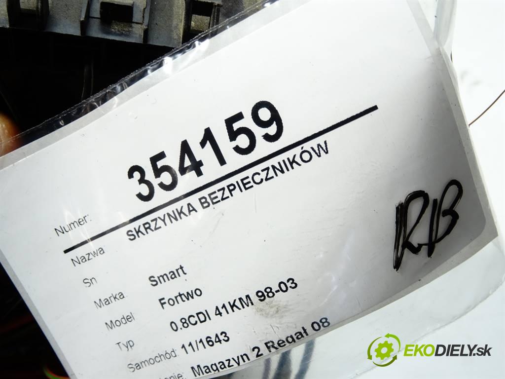 Smart Fortwo  2000 30 kW 0.8CDI 41KM 98-03 800 Skrinka poistková  (Poistkové skrinky)