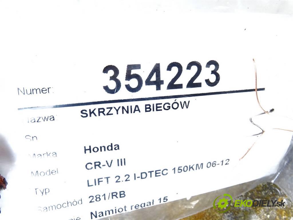 Honda CR-V III  2012 110 kW LIFT 2.2 I-DTEC 150KM 06-12 2200 Prevodovka EYF0 (Prevodovky)