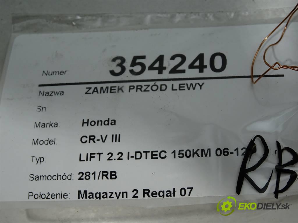 Honda CR-V III  2012 110 kW LIFT 2.2 I-DTEC 150KM 06-12 2200 zámok přední část levý