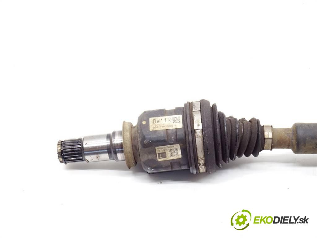 Toyota Prius III  2009 73 kW XW30 1.8 HYBRID 99KM 09-15 1800 Poloos pravá DW11R (Poloosy)