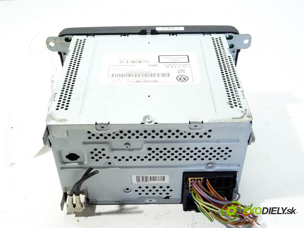 Volkswagen Jetta VI LIFT  2015 110 kW SEDAN 2.0TDI 150KM 14-18 2000 RADIO 1K0035186AR (Audio zariadenia)