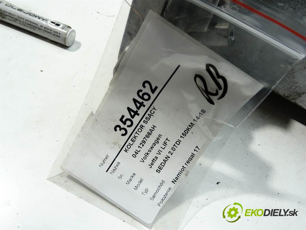 Volkswagen Jetta VI LIFT    SEDAN 2.0TDI 150KM 14-18  Potrubie sacie, sanie 04L129766AH (Sacie potrubia)