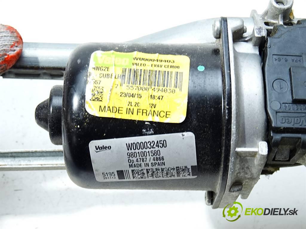 Citroen C4 Cactus  2015 68 kW 1.6 e-HDI 92KM 14-17 1600 mechanismus stěračů přední část 9801001580 (Motorky stěračů)