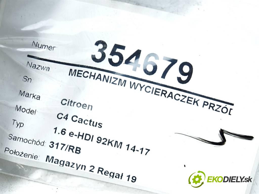 Citroen C4 Cactus  2015 68 kW 1.6 e-HDI 92KM 14-17 1600 mechanismus stěračů přední část 9801001580 (Motorky stěračů)