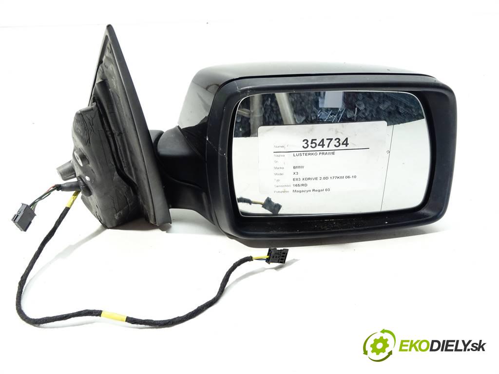 BMW E83 SUV 2009 130 kW xDrive 20 d 1995 Spätné zrkadlo pravé  (Kľučka dverí ostatné)