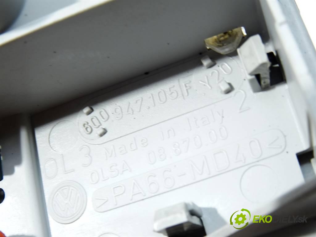 Volkswagen Polo IV 9N LIFT  2007 47 kW HATCHBACK 5D 1.2B 64KM 05-09 1200 svetlo stropné 6Q0947105F (Osvetlenie interiéru)