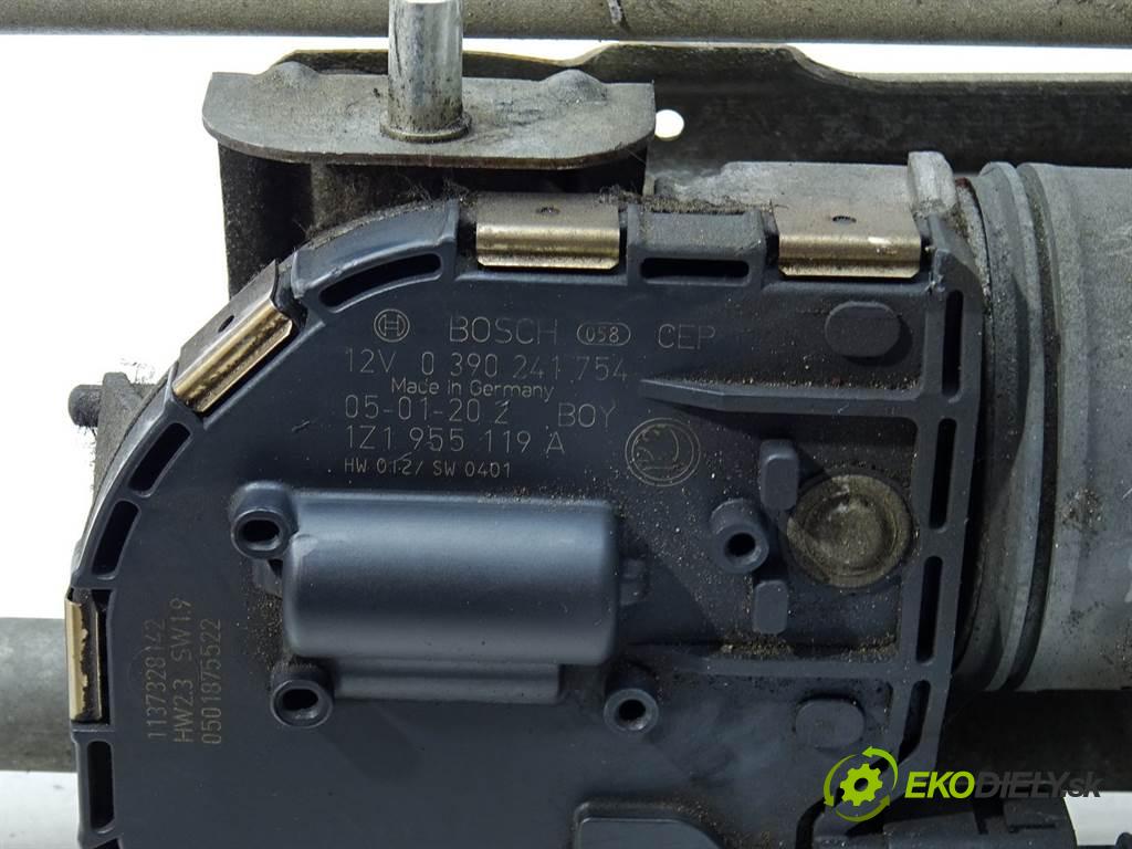 Skoda Octavia II  2005 77 kW SEDAN 1.9TDI 105KM 04-08 1900 mechanismus stěračů přední část 1Z1955023C (Motorky stěračů)