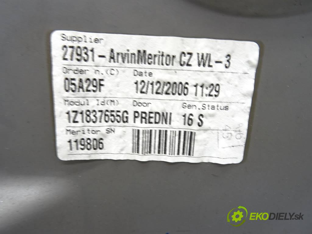 Skoda Octavia II  2006 75KW KOMBI 1.6B 102KM 04-13 1600 mechanismus okna přední část levý 1T0959701D