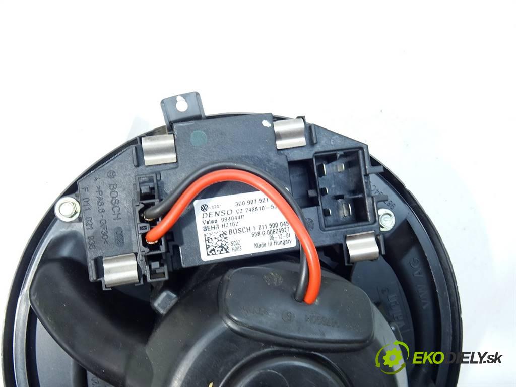 Skoda Octavia II  2006 75KW KOMBI 1.6B 102KM 04-13 1600 ventilátor topení 3C0907521B (Ventilátory topení)