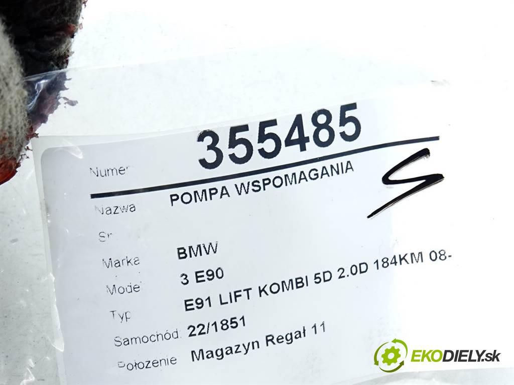 BMW 3 E90  2011 135 kW E91 LIFT KOMBI 5D 2.0D 184KM 08-11 2000 Pumpa servočerpadlo 6788838 (Servočerpadlá, pumpy riadenia)