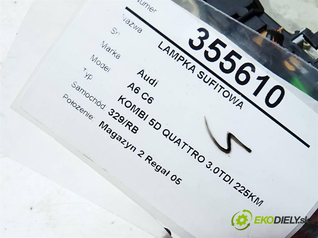 Audi A6 C6  2006 165KW KOMBI 5D QUATTRO 3.0TDI 225KM 04-08 3000 svetlo stropné  (Osvetlenie interiéru)