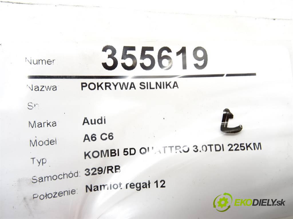 Audi A6 C6  2006 165KW KOMBI 5D QUATTRO 3.0TDI 225KM 04-08 3000 Kryt Motor  (Kryty motora)