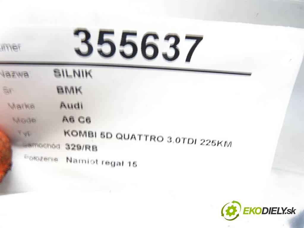 Audi A6 C6  2006 165KW KOMBI 5D QUATTRO 3.0TDI 225KM 04-08 3000 motor BMK (Motory (kompletní))