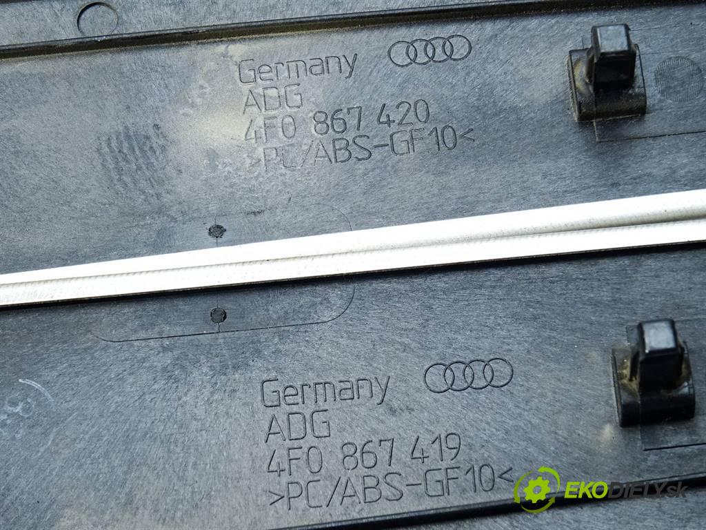 Audi A6 C6    KOMBI 5D QUATTRO 3.0TDI 225KM 04-08  lišty kryt 4F1853190 4F0867419 (Lišty)