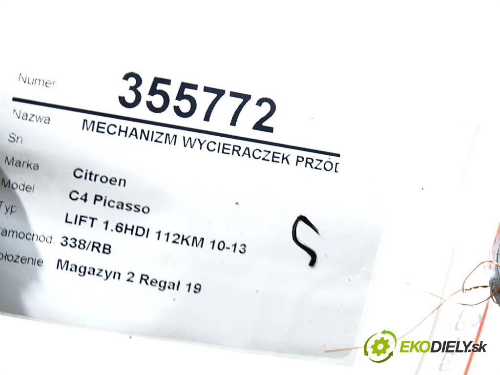 Citroen C4 Picasso  2012 82KW LIFT 1.6HDI 112KM 10-13 1560 Mechanizmus stieračov predný ľavy 9687622080