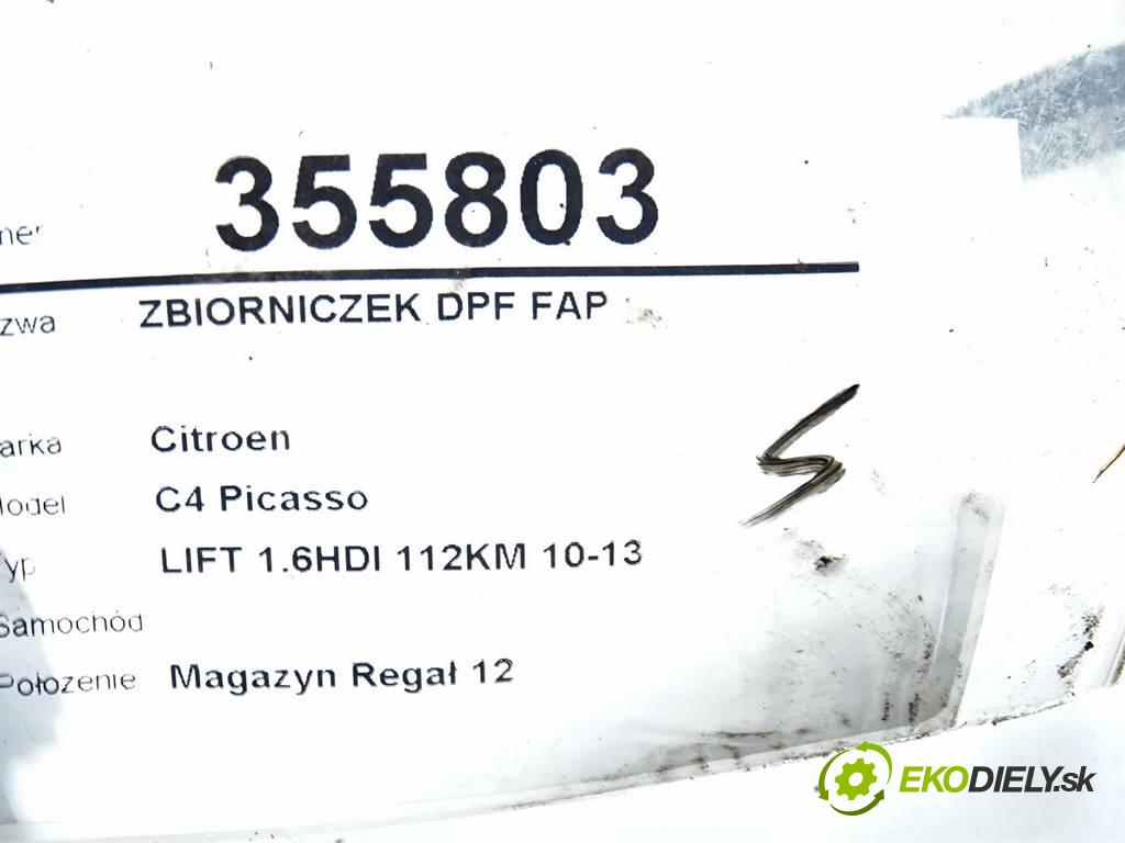 Citroen C4 Picasso    LIFT 1.6HDI 112KM 10-13  nádržka DPF FAP  (Ostatní)