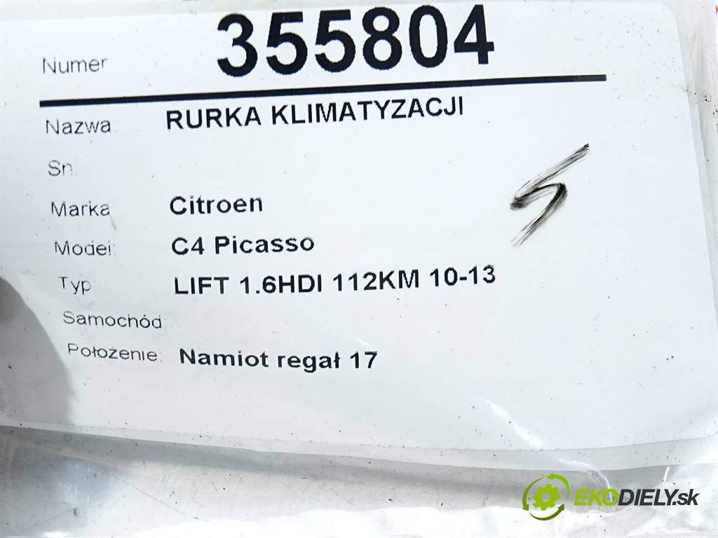 Citroen C4 Picasso    LIFT 1.6HDI 112KM 10-13  rúrka klimatizace  (Rozvody klimatizace)
