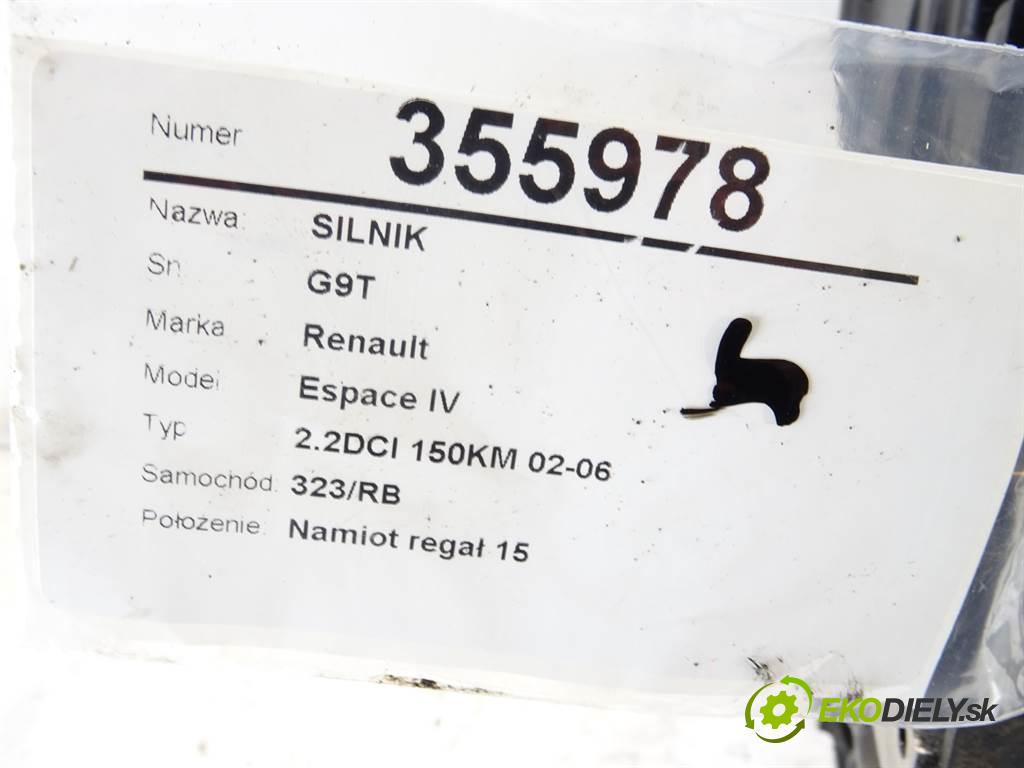 Renault Espace IV  2003 110KW 2.2DCI 150KM 02-06 2200 Motor G9T 702 (Motory (kompletné))