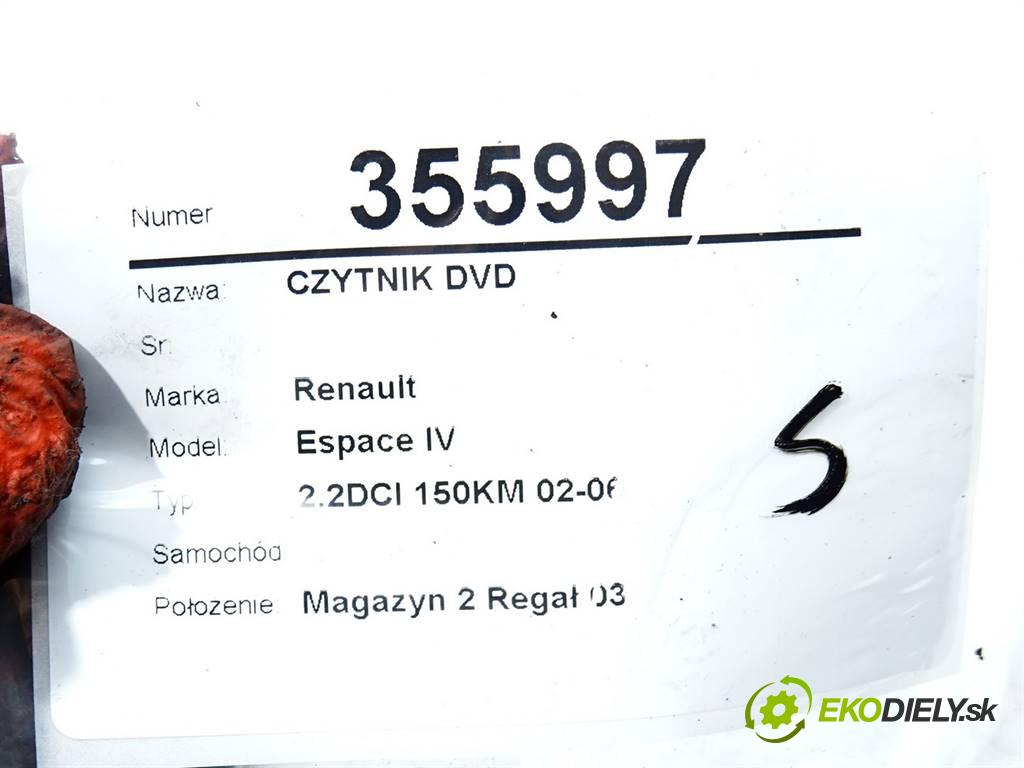 Renault Espace IV    2.2DCI 150KM 02-06  CZYTNIK DVD 8200313631